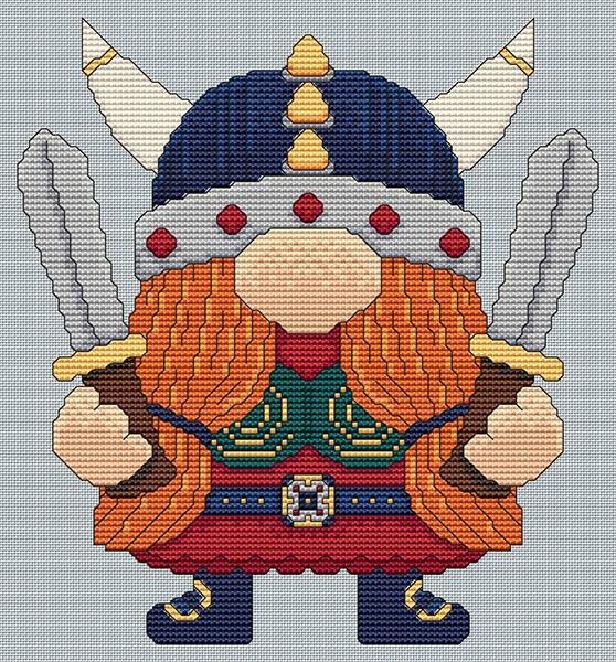 Sword Maiden Viking Gnome